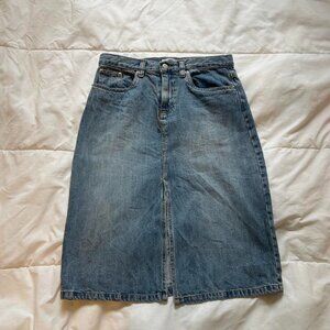 Old Navy denim midi skirt